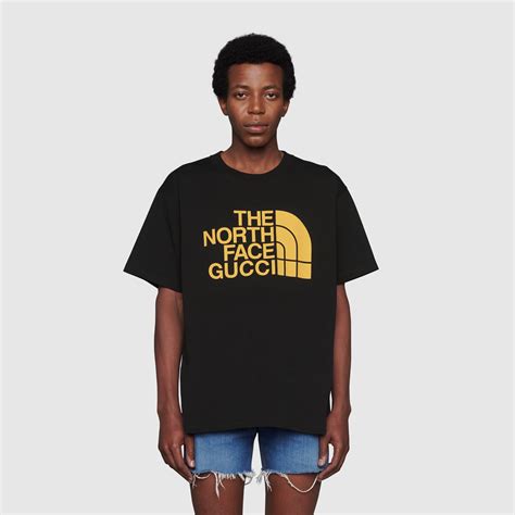 gucci x the north face oversize t-shirt black|Gucci north face shop.